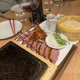 Peking duck entree Peking duck entree