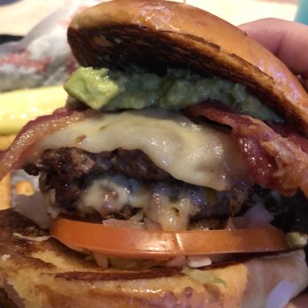 Bubba's 33 - Bacon Guacamole Burger - American Near Me - Peoria, Arizona Bubba's 33 - Bacon Guacamole Burger - American Near Me - Peoria, Arizona