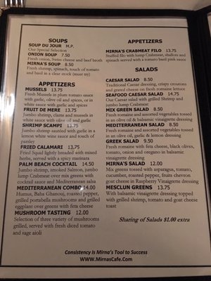 Menu photo 8 Mirna's Cafe Blue Bell, PA
