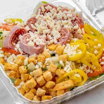 Fat Cousins - a salad in a plastic container - Pizza Near Me - Norton, Massachusetts