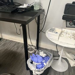 Over flowing trash.