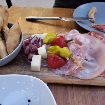Ombra - 1/5.friend who eats meat hated all the meat. I had 1 cheese cube & olive. Its for people who dont know a good charcuterie. - Wine Bars Near Me - Glendale, California