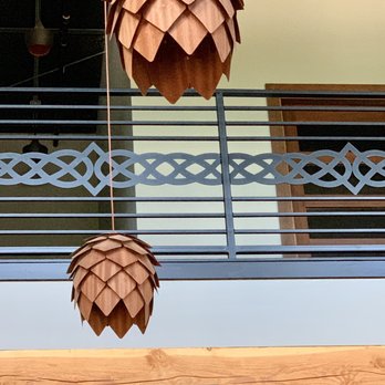 The Lost Druid - Cool hop light fixtures - Breweries Near Me - Avondale Estates, Georgia