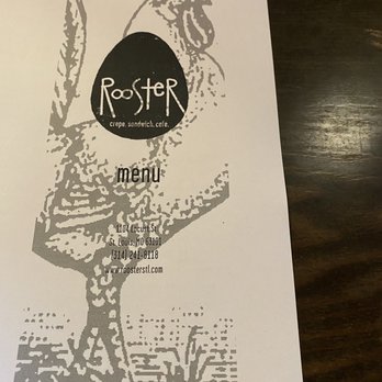Rooster - Downtown - Menu - Creperies Near Me - St. Louis, Missouri Rooster - Downtown - Menu - Creperies Near Me - St. Louis, Missouri