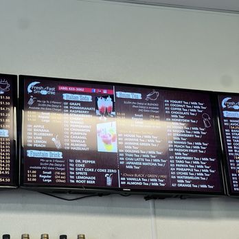 Fresh Fast Smoothie - Boba Tea - Menu - Bubble Tea Near Me - Gilbert, Arizona