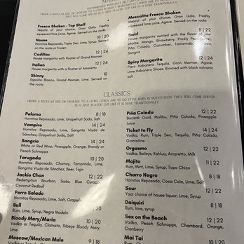Tu Asador - Menu - Mexican Near Me - Castle Hills, Texas Tu Asador - Menu - Mexican Near Me - Castle Hills, Texas
