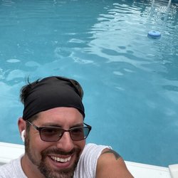 Pool Mart, Inc. - A happy man ready to get into the clear blue water!