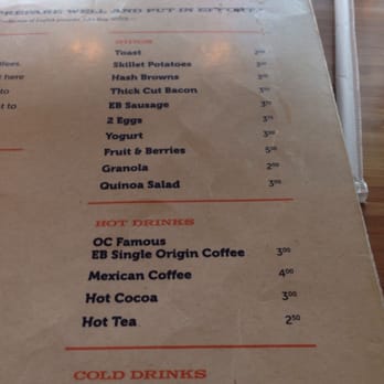 Early Bird - Sides and drinks - New American Near Me - Fullerton, California