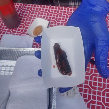 The Wingout Festival - a person in blue gloves holding a plate with a wing out of it - Chicken Wings Near Me - Chicago, Illinois The Wingout Festival - a person in blue gloves holding a plate with a wing out of it - Chicken Wings Near Me - Chicago, Illinois
