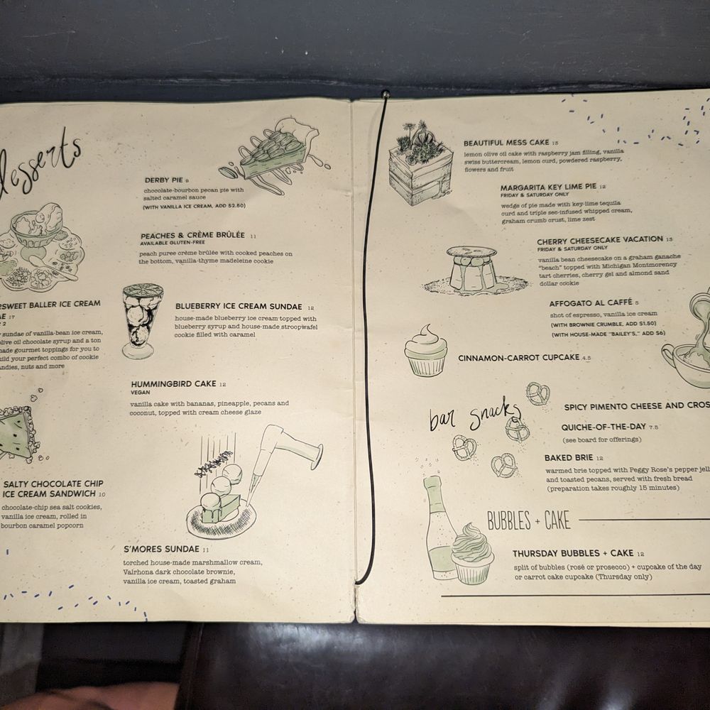 Bittersweet - Menu, 4 of 6. Desserts. - Coffee & Tea Near Me - Raleigh, North Carolina