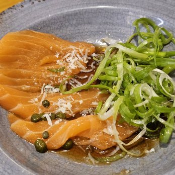 Sushi Warriors - Salmon Carpaccio - Sushi Bars Near Me - Austin, Texas Sushi Warriors - Salmon Carpaccio - Sushi Bars Near Me - Austin, Texas