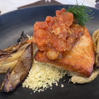 Abigail's American Bistro - Roasted Salmon - New American Near Me - Highland Park, Illinois Abigail's American Bistro - Roasted Salmon - New American Near Me - Highland Park, Illinois
