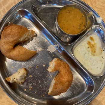 Saravanaa Bhavan - 2 Pieces Medhu Vada - Indian Near Me - Irving, Texas Saravanaa Bhavan - 2 Pieces Medhu Vada - Indian Near Me - Irving, Texas