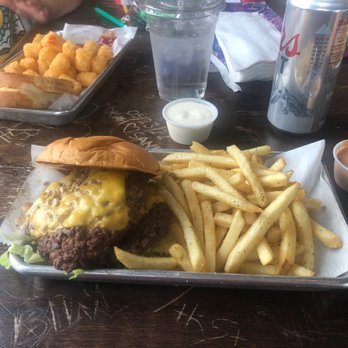 AJ Bombers - Burger and fries, kids grilled cheese with tots - Burgers Near Me - Milwaukee, Wisconsin