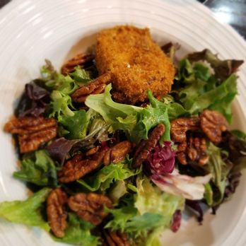 1228 Main - Spring salad with candied pecans and a breaded and fried medallion of goat cheese - Bakeries Near Me - Las Vegas, Nevada