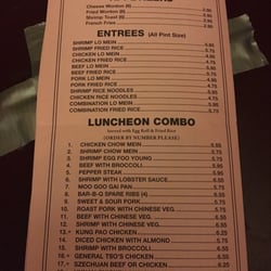 Golden Star Chinese Restaurant - Menu