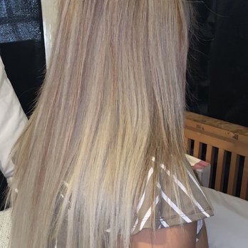 Kenmasterstylist - First time I did my hair Silver Ash Hombrè-Balayage 11/2020 - Hair Stylists Near Me - Huntington Beach, California
