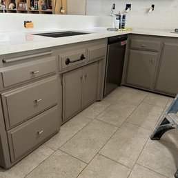 Paint, countertops, sink & water filter install