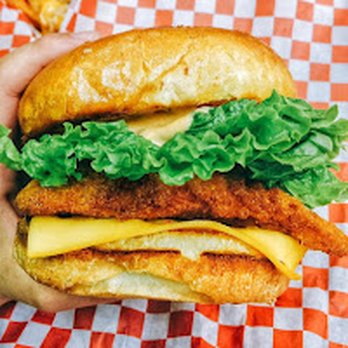 Taystee's Burgers - Close up image of a chicken sandwich at Taystee's Burgers - Burgers Near Me - Dearborn, Michigan Taystee's Burgers - Close up image of a chicken sandwich at Taystee's Burgers - Burgers Near Me - Dearborn, Michigan