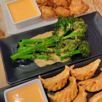 Silverlake Ramen - Creamy Broccolini Crispy Chicken Karaage Spicy Chicken Bun - Ramen Near Me - Charlotte, North Carolina