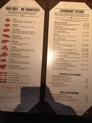 Menu photo 2 LongHorn Steakhouse Cleveland, TN Menu photo 2 LongHorn Steakhouse Cleveland, TN