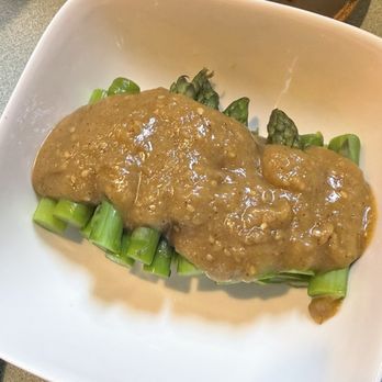 Yoshi's Japanese Restaurant - Asparagus Goma-Ae - Japanese Near Me - Dublin, Ohio Yoshi's Japanese Restaurant - Asparagus Goma-Ae - Japanese Near Me - Dublin, Ohio
