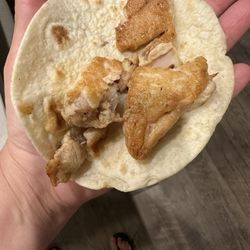 Texican Cafe - Street sized tortilla for fajita taco....essentially $5 for one.