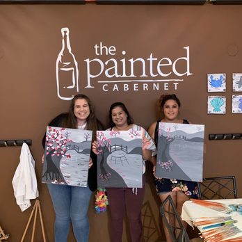 The Painted Cabernet - First time at painted Cabernet!!! - Paint & Sip Near Me - Santa Barbara, California