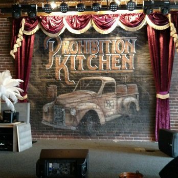 Prohibition Kitchen - Stage backdrop - Bars Near Me - St. Augustine, Florida Prohibition Kitchen - Stage backdrop - Bars Near Me - St. Augustine, Florida