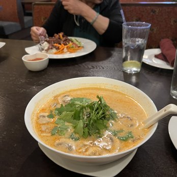 Thai Spice - Tom kha noodle soup with Shrimp - my go to and it always hits the spot! - Vietnamese Near Me - Westlake, Ohio