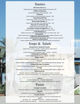 Menu photo 1 Hurricane Hole Restaurant Grand Isle, LA