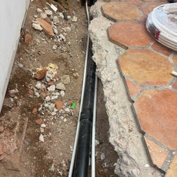 New Drain and replaced plumbing lines too! New Drain and replaced plumbing lines too!