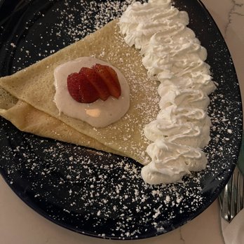 Banana Cafe - Strawberry cheesecake crepe - French Near Me - Key West, Florida