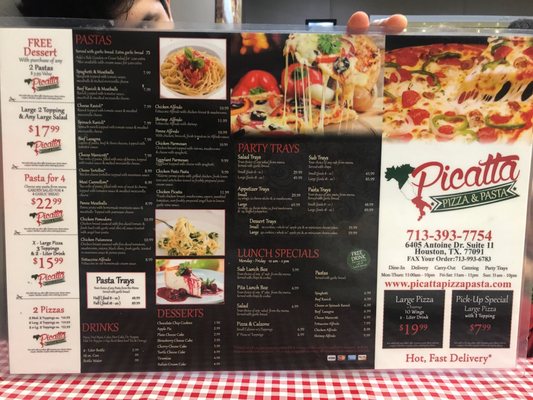 Menu photo 2 Picatta Houston, TX Menu photo 2 Picatta Houston, TX