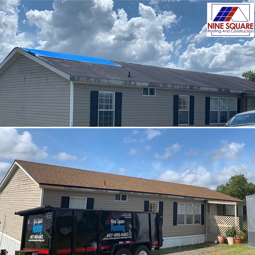 Slide of Nine Square Roofing and Construction