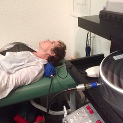 Wagner Chiropractic - I have awful neck, migraine headaches. The vibrating roll helps put needed relax, put curve in neck. Used prior to adjustment