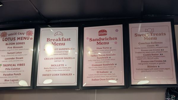 Menu photo 2 Dulce Café Puyallup, WA