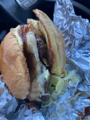 Cheesy Burgers by null