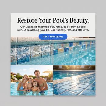 Clearly Better Pools - Tile looking cringey? We Chavez the safest softest equipment to blast that ugly calcium off. Free estimates. Insured and guarateed - Pool Cleaners Near Me - Tomball, Texas Clearly Better Pools - Tile looking cringey? We Chavez the safest softest equipment to blast that ugly calcium off. Free estimates. Insured and guarateed - Pool Cleaners Near Me - Tomball, Texas