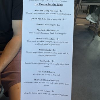 El Balcon Rooftop - Menu - Lounges Near Me - Ontario, California