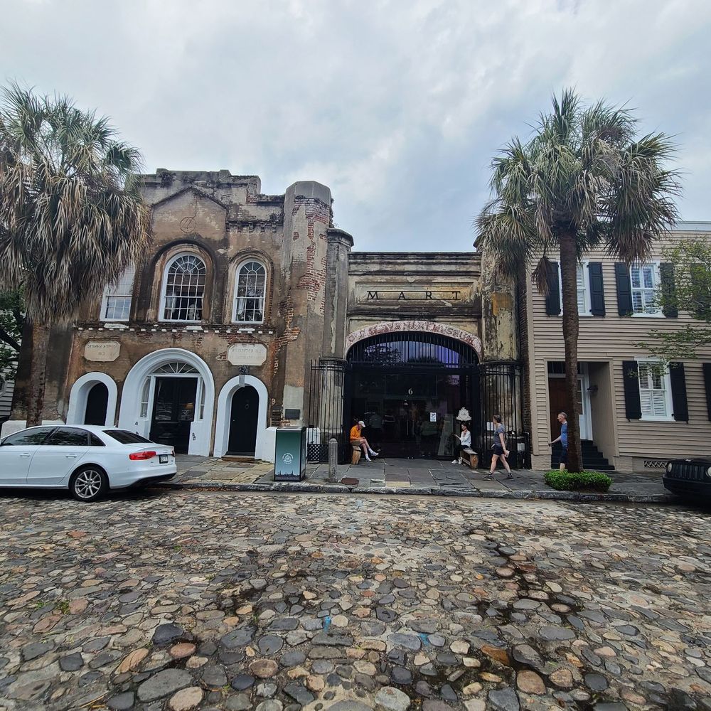 Lowcountry Walking Tours - Cobblestone street in front of the Slave Mart Museum - Walking Tours Near Me - Charleston, South Carolina Lowcountry Walking Tours - Cobblestone street in front of the Slave Mart Museum - Walking Tours Near Me - Charleston, South Carolina