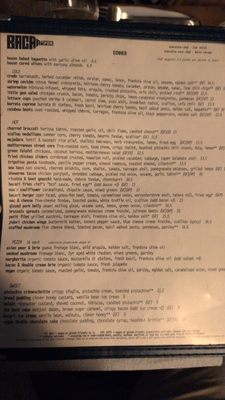 Menu photo 8 Bacari PDR Playa Del Rey, CA Menu photo 8 Bacari PDR Playa Del Rey, CA