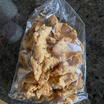 Cafe Toast - From the baked goods selection-love these crispy sweet/savory snacks! - Coffee & Tea Near Me - Flushing, New York