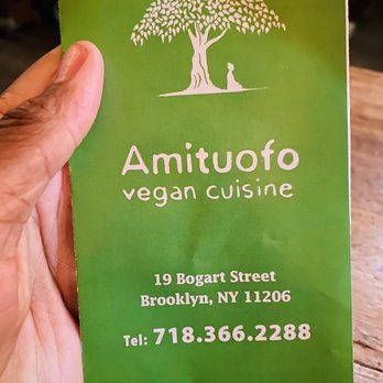 Amituofo Vegan Cuisine - The menu. There are so many healthy fun options to choose from. - Asian Fusion Near Me - Brooklyn, New York