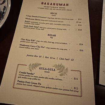 Rasarumah - Menu - Pan Asian Near Me - Los Angeles, California Rasarumah - Menu - Pan Asian Near Me - Los Angeles, California