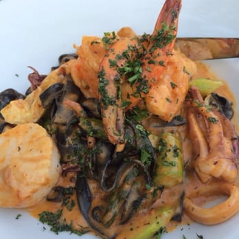 Sequoia - Cajun squid ink seafood pasta - New American Near Me - Washington, DC, District of Columbia Sequoia - Cajun squid ink seafood pasta - New American Near Me - Washington, DC, District of Columbia