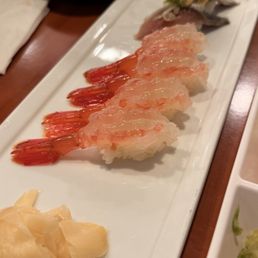 Sweet shrimp and iiwashi (sardine)! Sweet shrimp and iiwashi (sardine)!