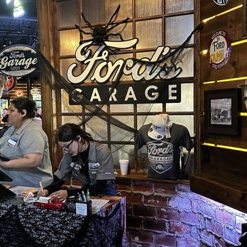 Ford's Garage Florence - Sign inside. - Burgers Near Me - Florence, Kentucky