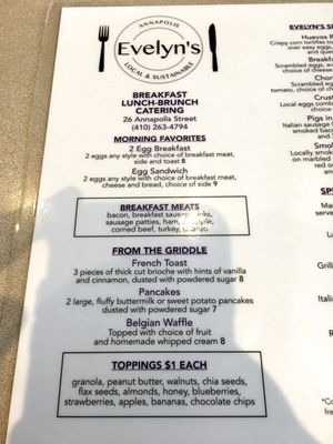 Menu photo 6 Evelyn's Annapolis, MD