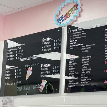 Milk & Sugar Time - Menu - Gelato Near Me - Los Angeles, California